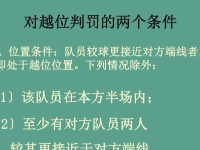 盲人足球越位技巧教学（挑战视觉限制，提升越位判断能力）