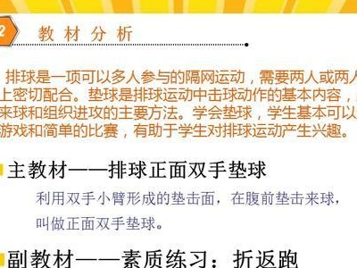 掌握垫球基本技术要领，提升排球水平（垫球技术训练，技高一筹）